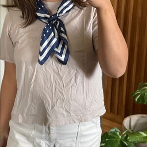 Unbrand Polka dot silk Scarves. OS